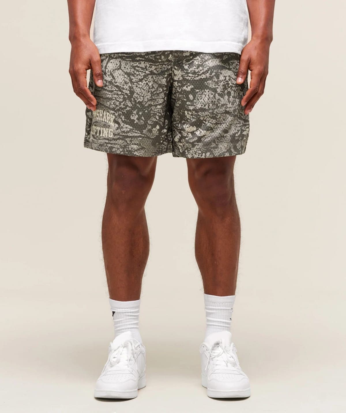 Lifting Mesh 5" Short (Camo Brown)