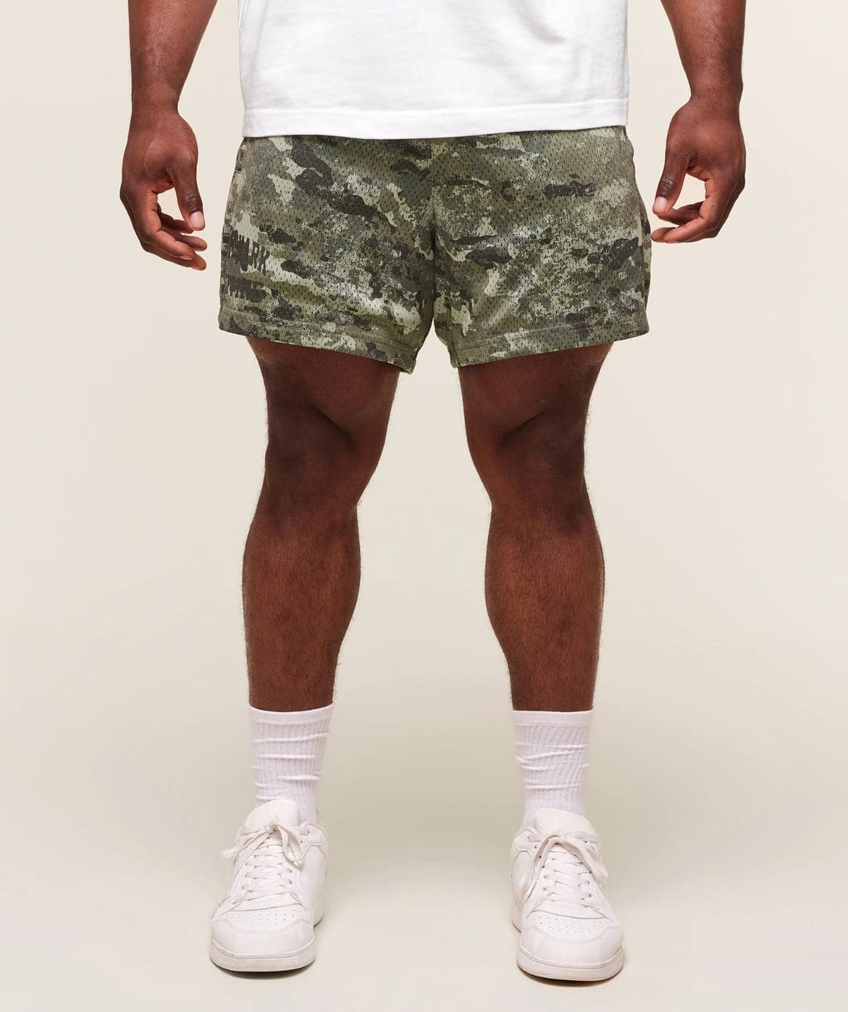 Lifting Mesh 5" Short (Chalk Green)