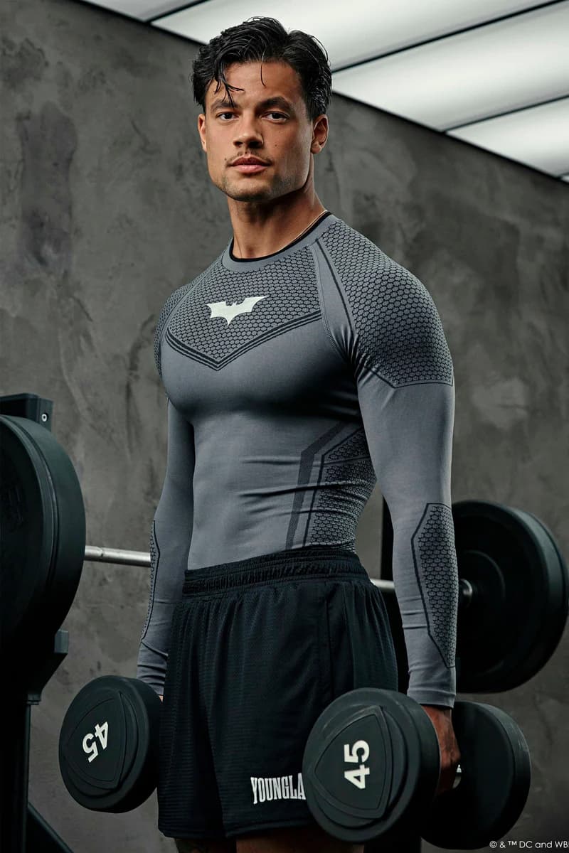 Batman Compression Longsleeve (Dark Grey)