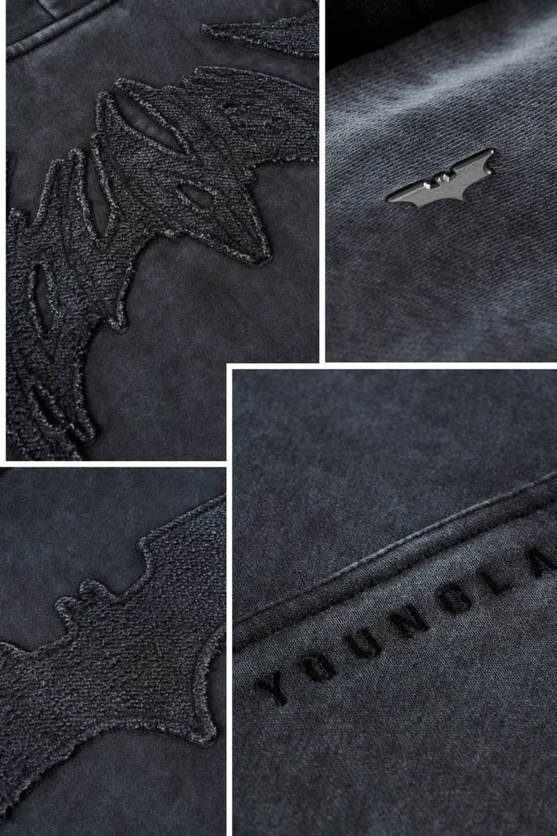 Batman Stealth Hoodie (Grey Wash) — vista alternativa