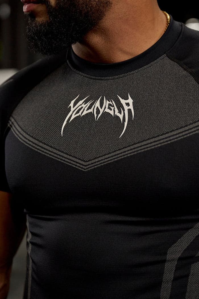 Warrior Compression Tee (Black) — vista alternativa