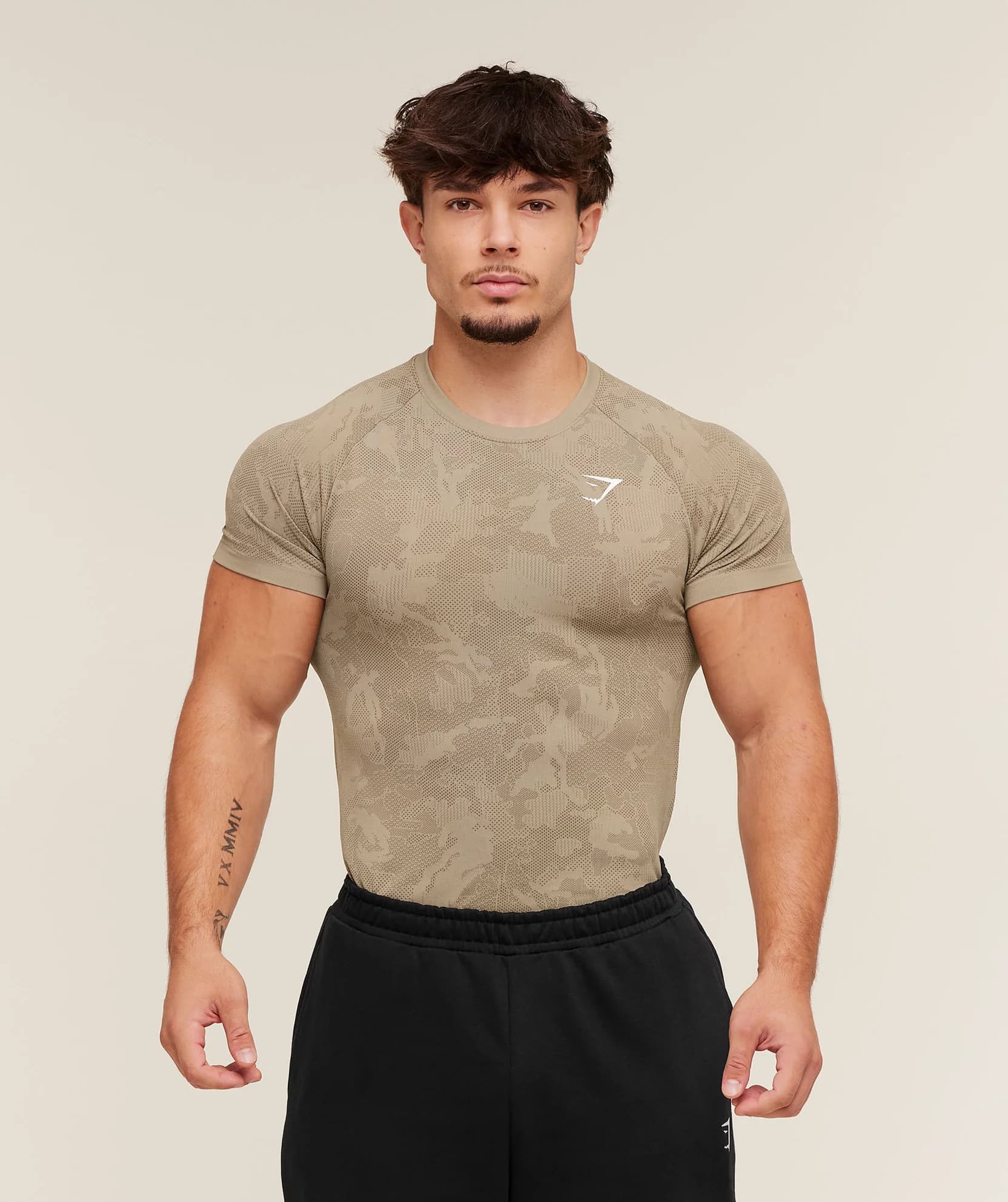 Geo Seamless T-shirt (Brown)