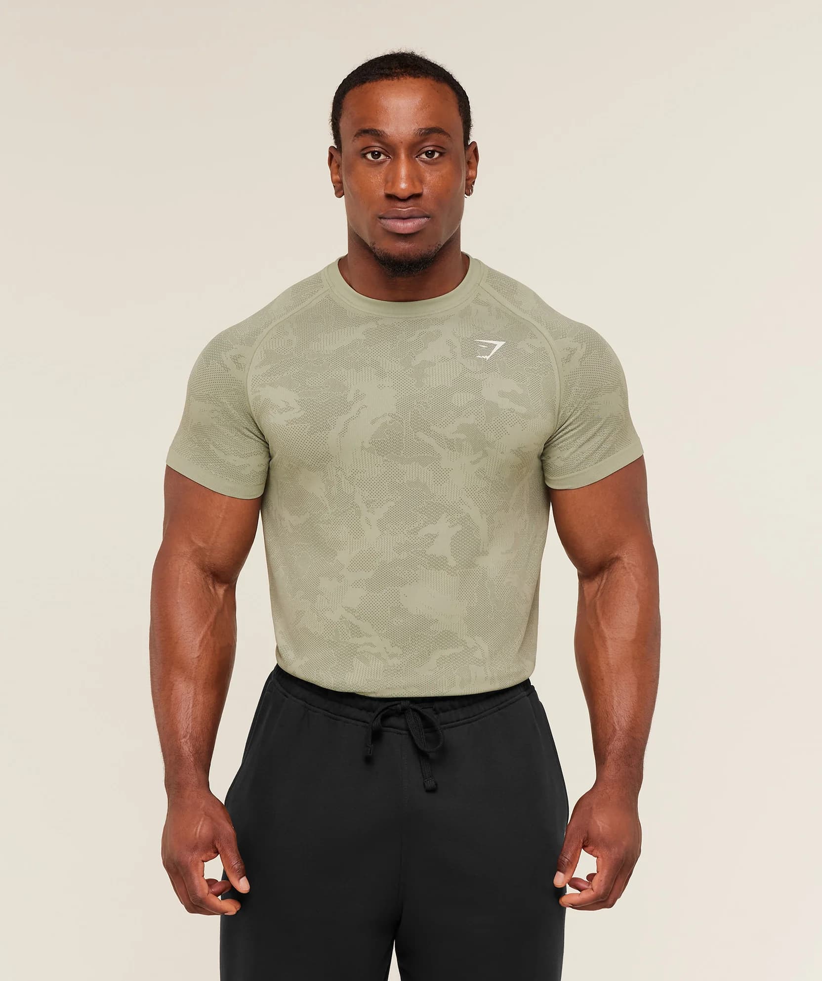 Geo Seamless T-shirt Green