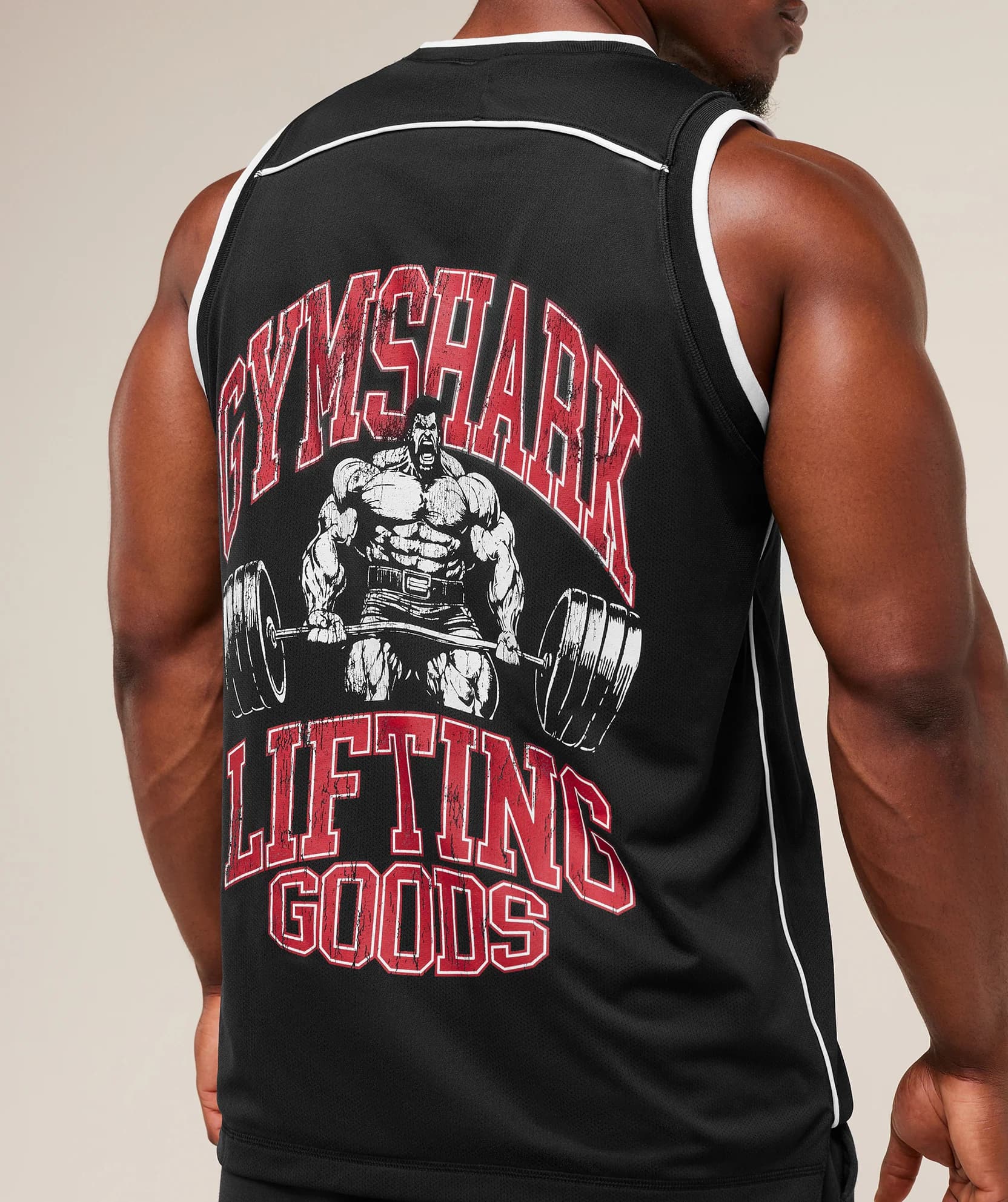 Graphic Basketball Mesh Tank — vista alternativa