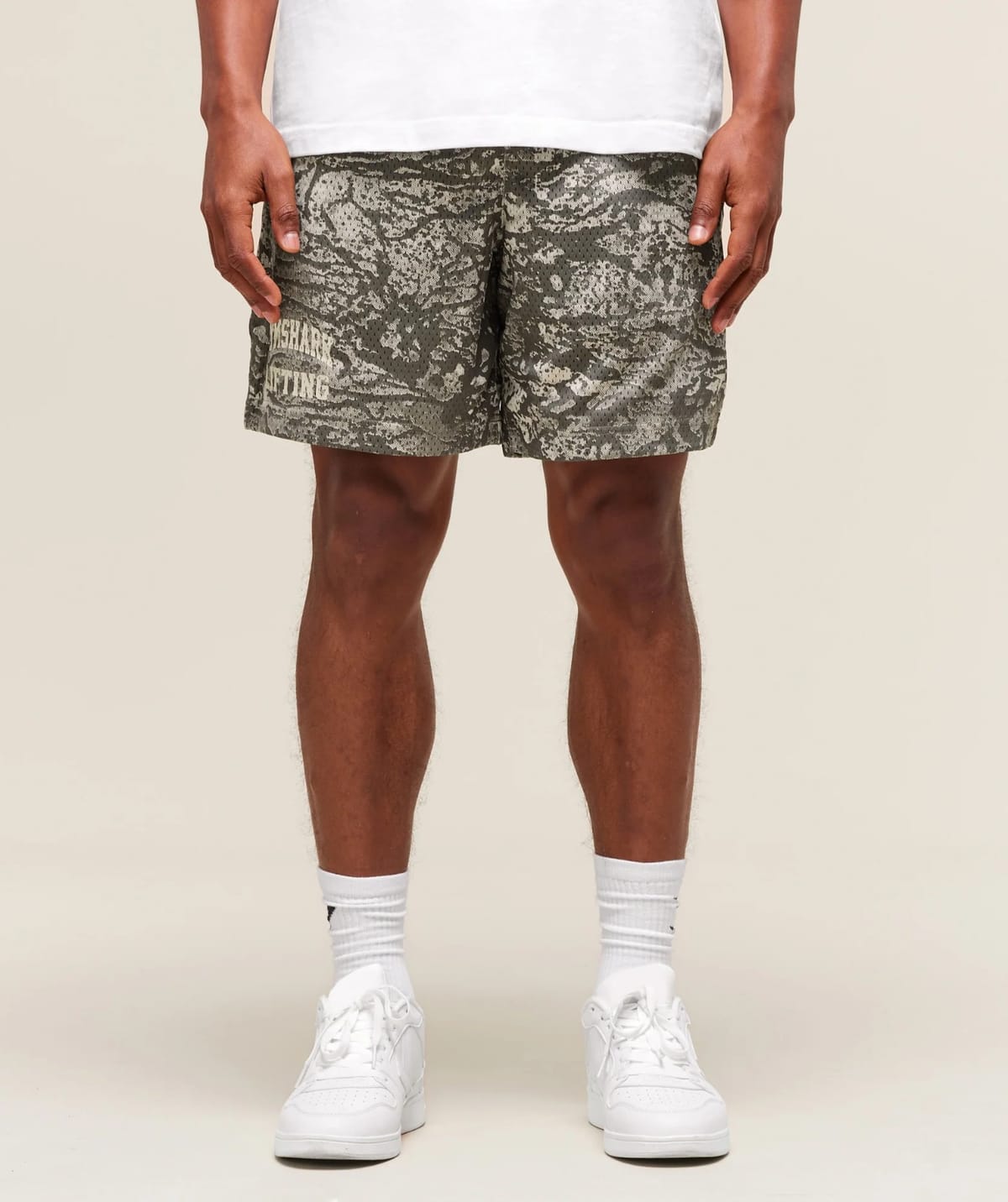 Lifting Mesh 5" Short (Camo Brown)